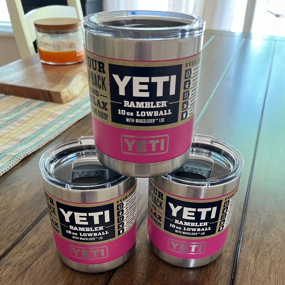 Yeti 10oz lowball in Prickly Pear Pink